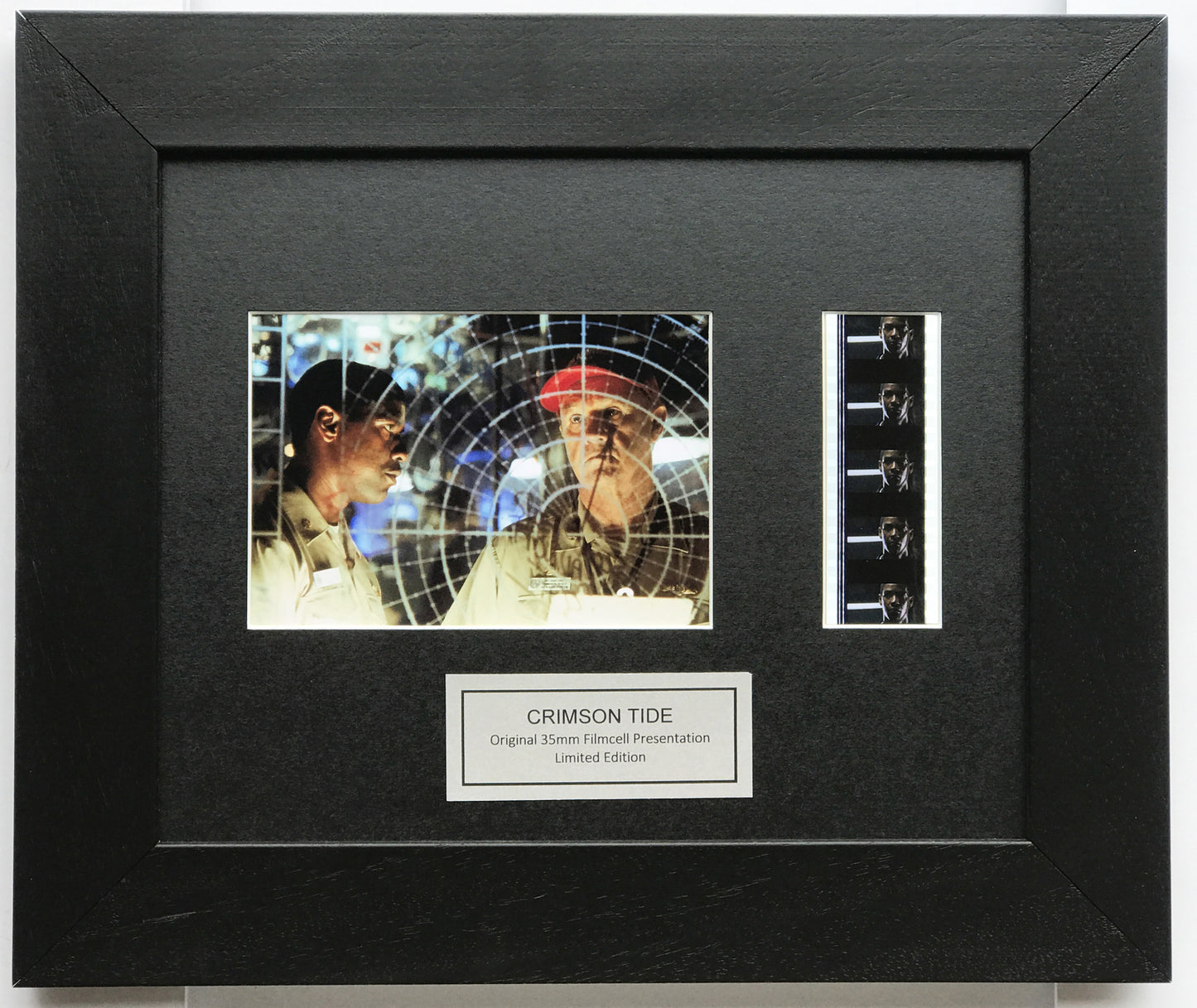Hand crafted display featuring original 35mm film cells for CRIMSON TIDE fans v1