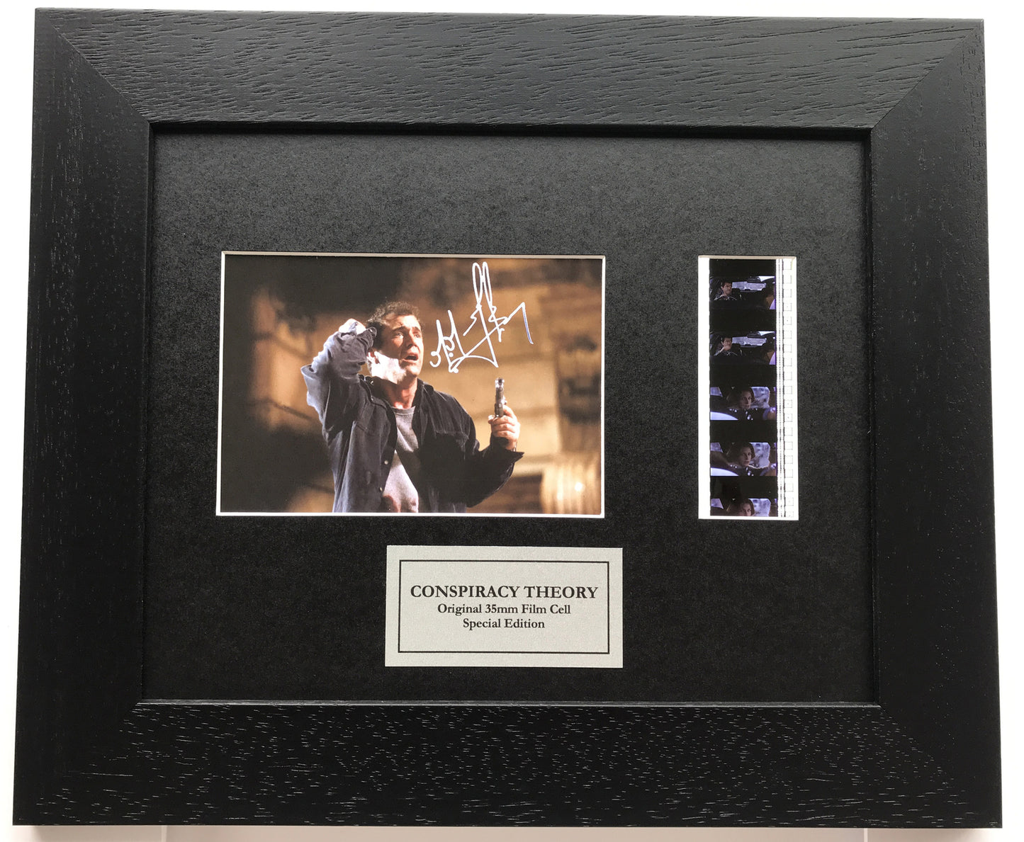 Handmade gift featuring original 35mm film cells for a Conspiracy Theory fan vSR