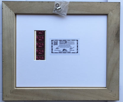 Hand crafted display featuring original 35mm filmcells for CLOCKWORK ORANGE fans