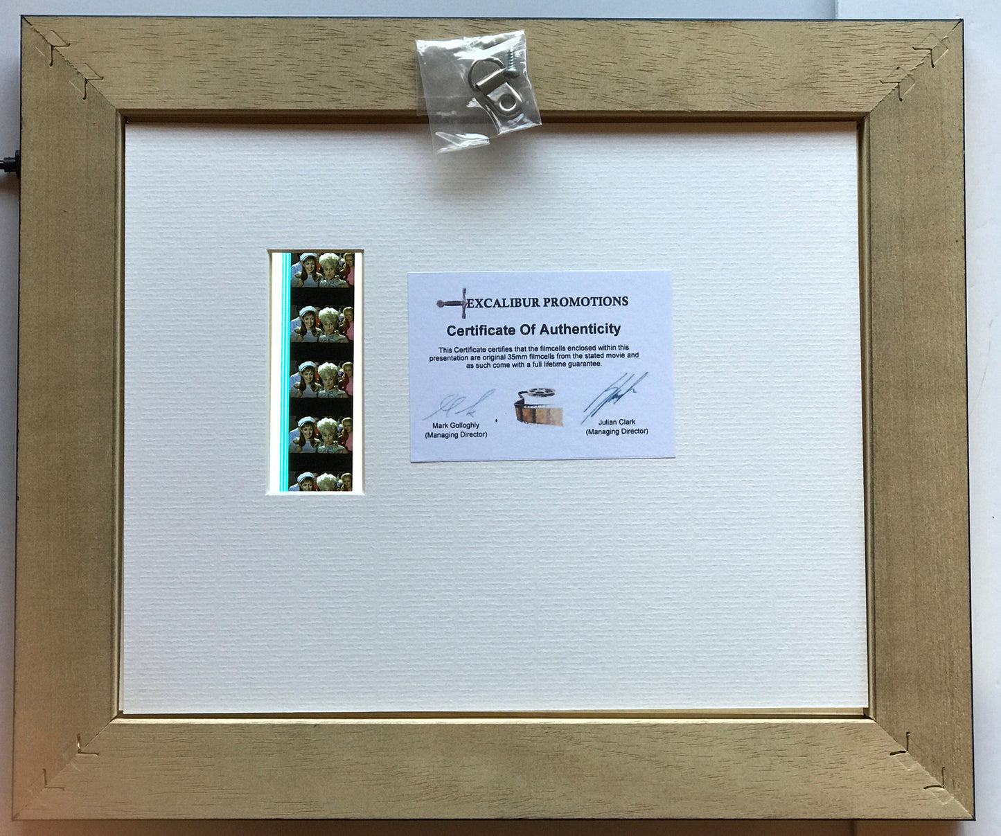 Carry On Camping Signed Repro Original 35mm Film Cells set in Quality Wood Frame