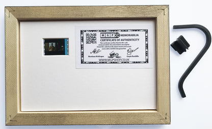 Hand crafted display featuring original film cells for a CAPTAIN AMERICA Fan