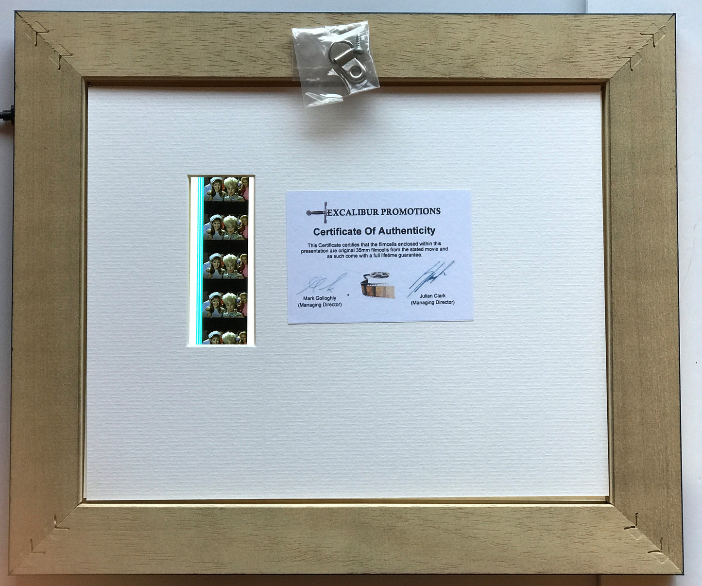 Carry On Camping Signed Repro Original 35mm Film Cells set in Quality Wood Frame