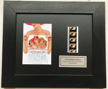Hand crafted display featuring original film cells for CALENDAR GIRLS fans v1