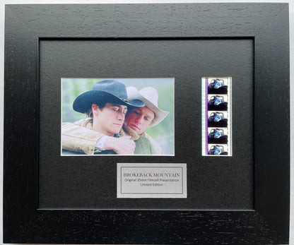 Hand crafted display featuring original filmcells for BROKEBACK MOUNTAIN fans v1
