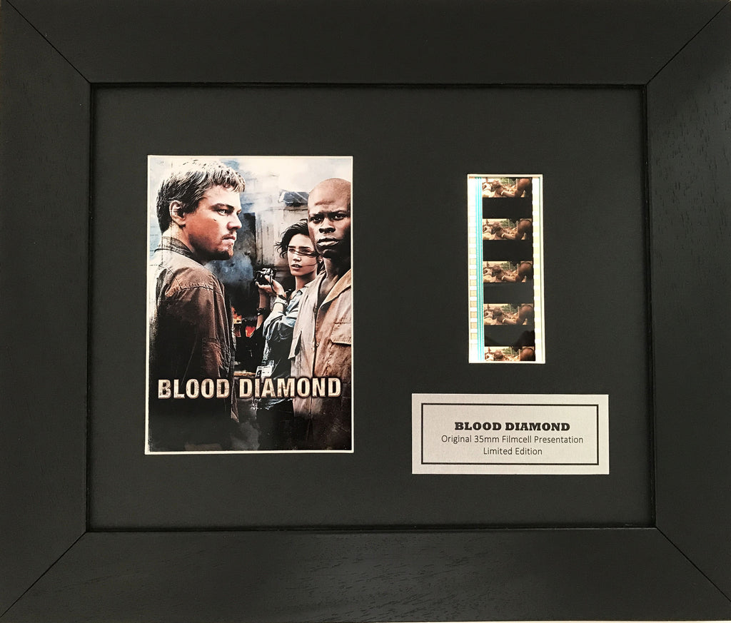 BLOOD DIAMOND of 2006 Original35mm Film Cell Memorabilia + COA