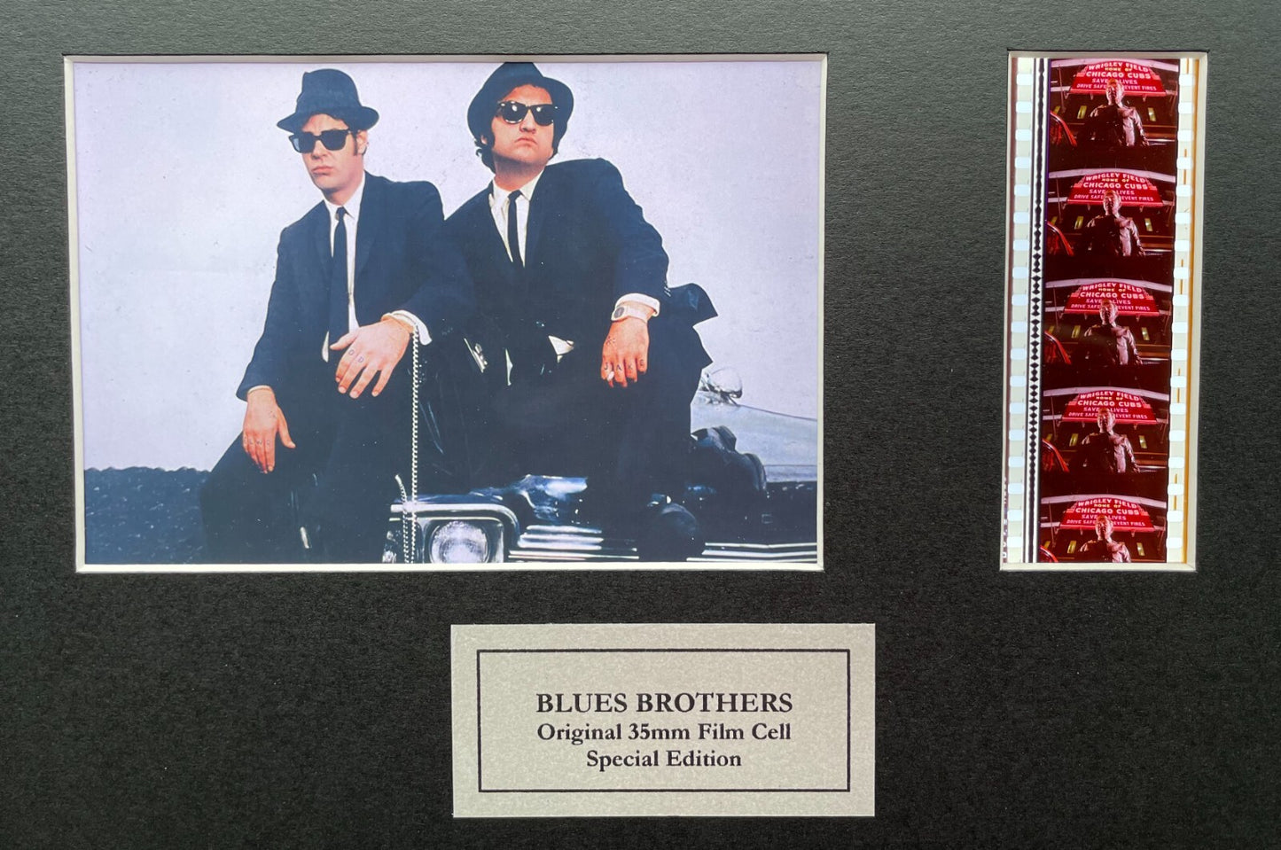 BLUES BROTHERS Original 35mm Film Cells set within Quality Wood Frame + COA