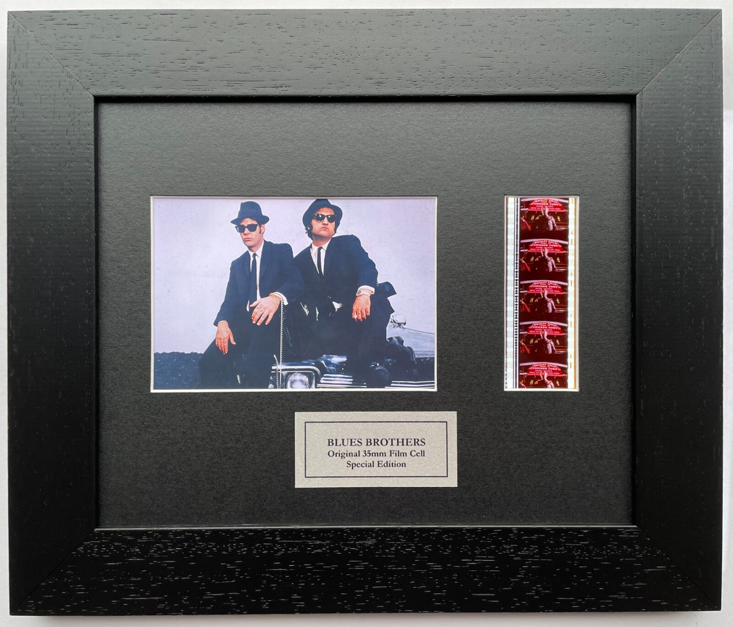 BLUES BROTHERS Original 35mm Film Cells set within Quality Wood Frame + COA