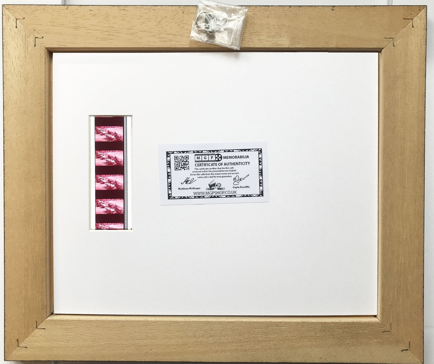 Hand crafted display featuring original 35mm film cells for BEN HUR fans v2