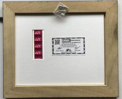 Hand crafted display featuring original 35mm film cells for Ben Hur of 1959 fans