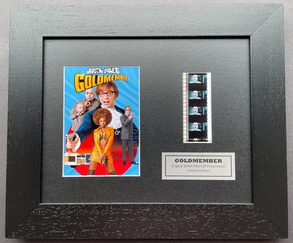 Hand crafted display featuring original 35mm filmcells for AUSTIN POWERS fans v1