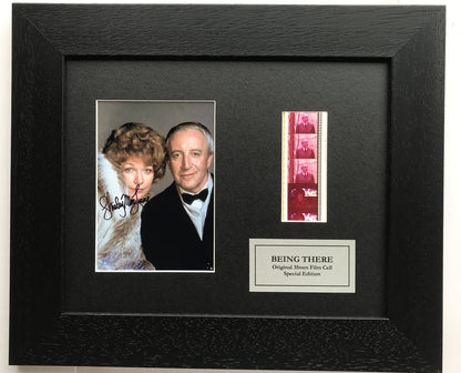 BEING THERE Shirley MacLaine Signed Repro + Original 35mm Film Cells + COA