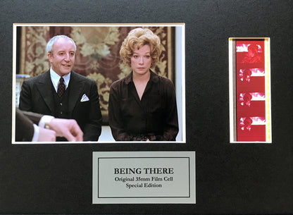 BEING THERE 1979 Peter Sellers Original 35mm Film Cells in Quality Wood Frame