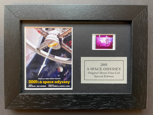 Handmade display inc original Mini 35mm filmcell for 2001: A Space Odyssey fans