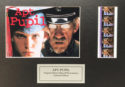 Hand crafted display featuring original 35mm film cells for APT PUPIL 1998 fans
