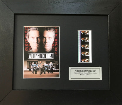 ARLINGTON ROAD Original 35mm Film Cells set in Quality Wood Frame + COA