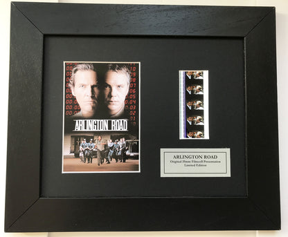 ARLINGTON ROAD Original 35mm Film Cells set in Quality Wood Frame + COA