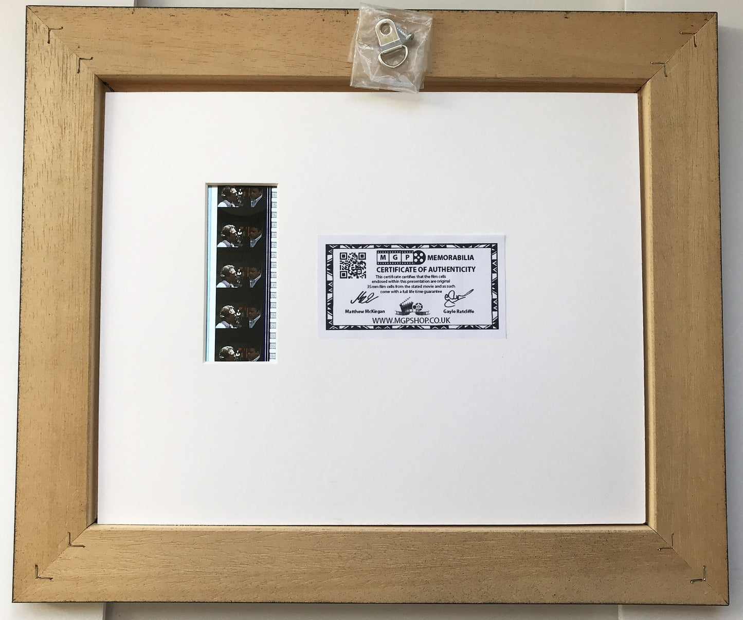 ARLINGTON ROAD Original 35mm Film Cells set in Quality Wood Frame + COA
