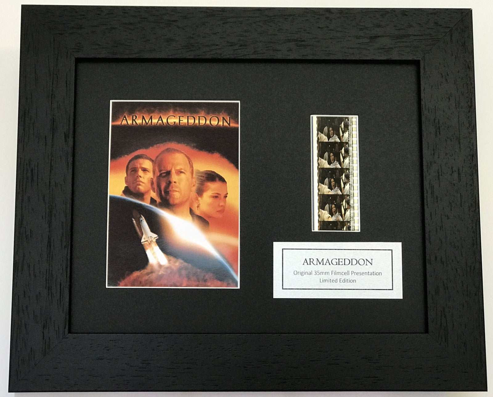 ARMAGEDDON of 1998 (Bruce Willis) Original 35mm Film Cell Memorabilia + COA