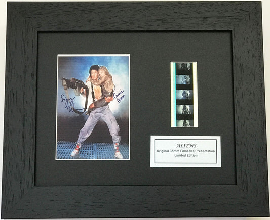 Hand crafted display featuring original 35mm film cells for ALIENS 1986 fans vSR