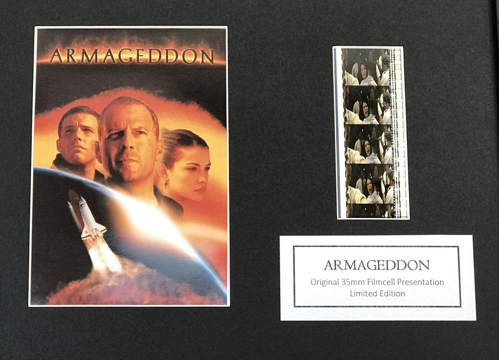 ARMAGEDDON of 1998 (Bruce Willis) Original 35mm Film Cell Memorabilia + COA