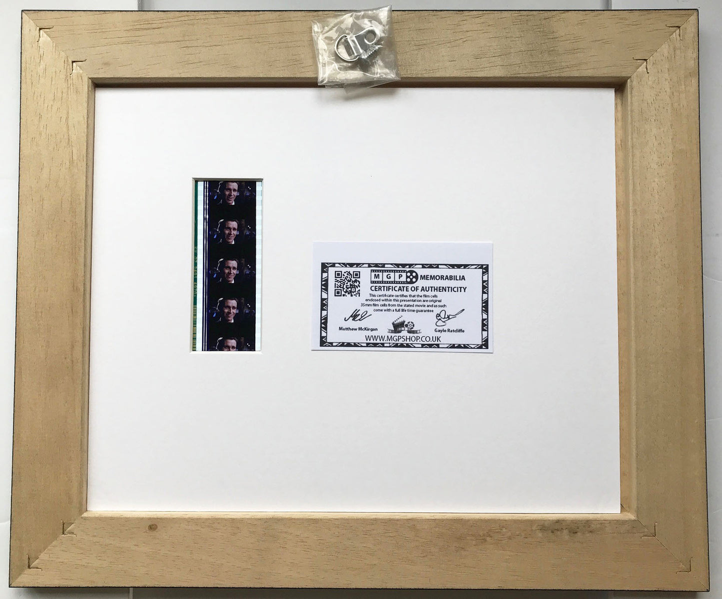 AMERICAN PSYCHO Original 35mm Film Cells set within Quality Wood Frame + COA