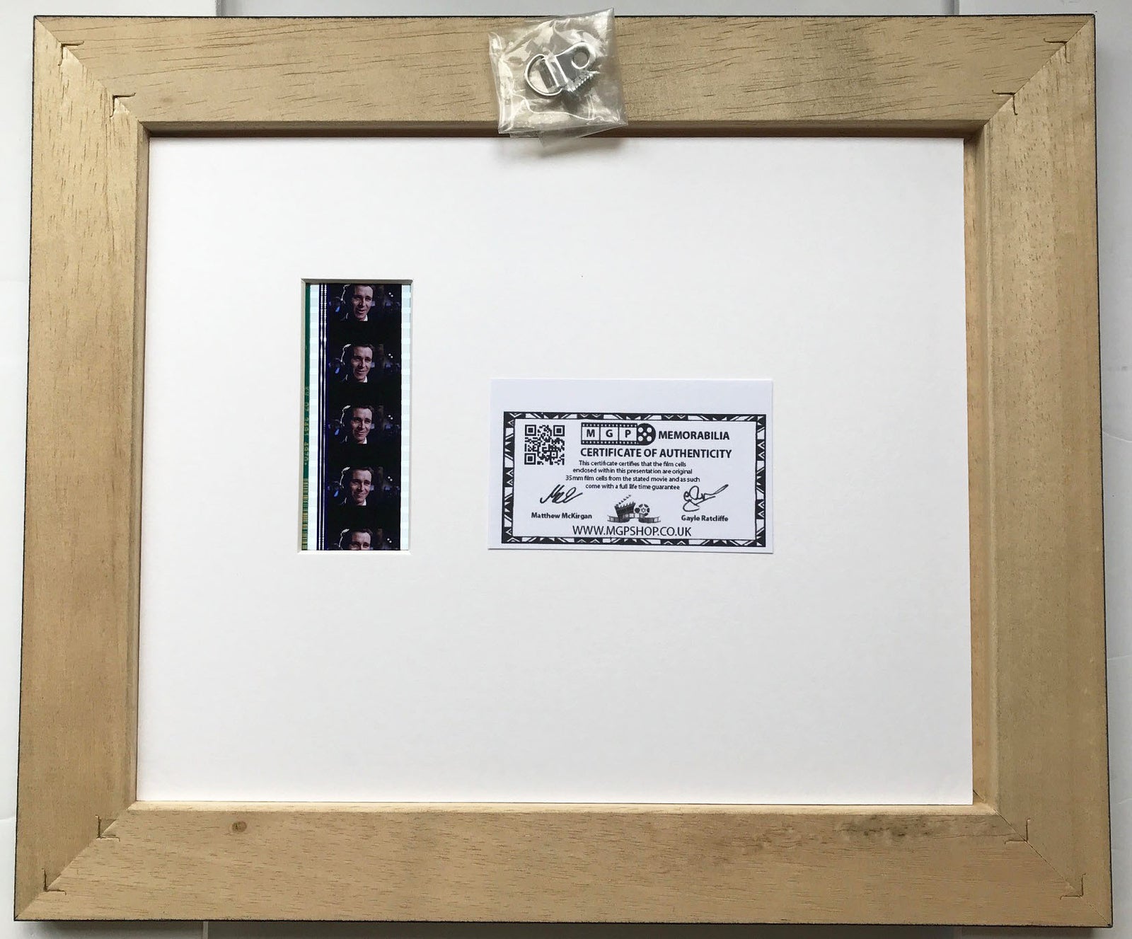AMERICAN PSYCHO Handcrafted Presentation with Original 35mm Filmcell Memorabilia