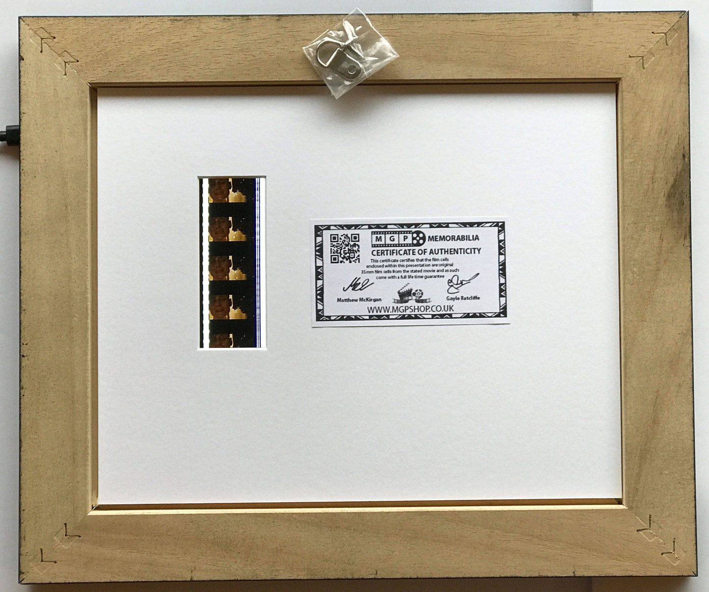Hand crafted display featuring original 35mm film cells for ALIEN 1979 fans v2