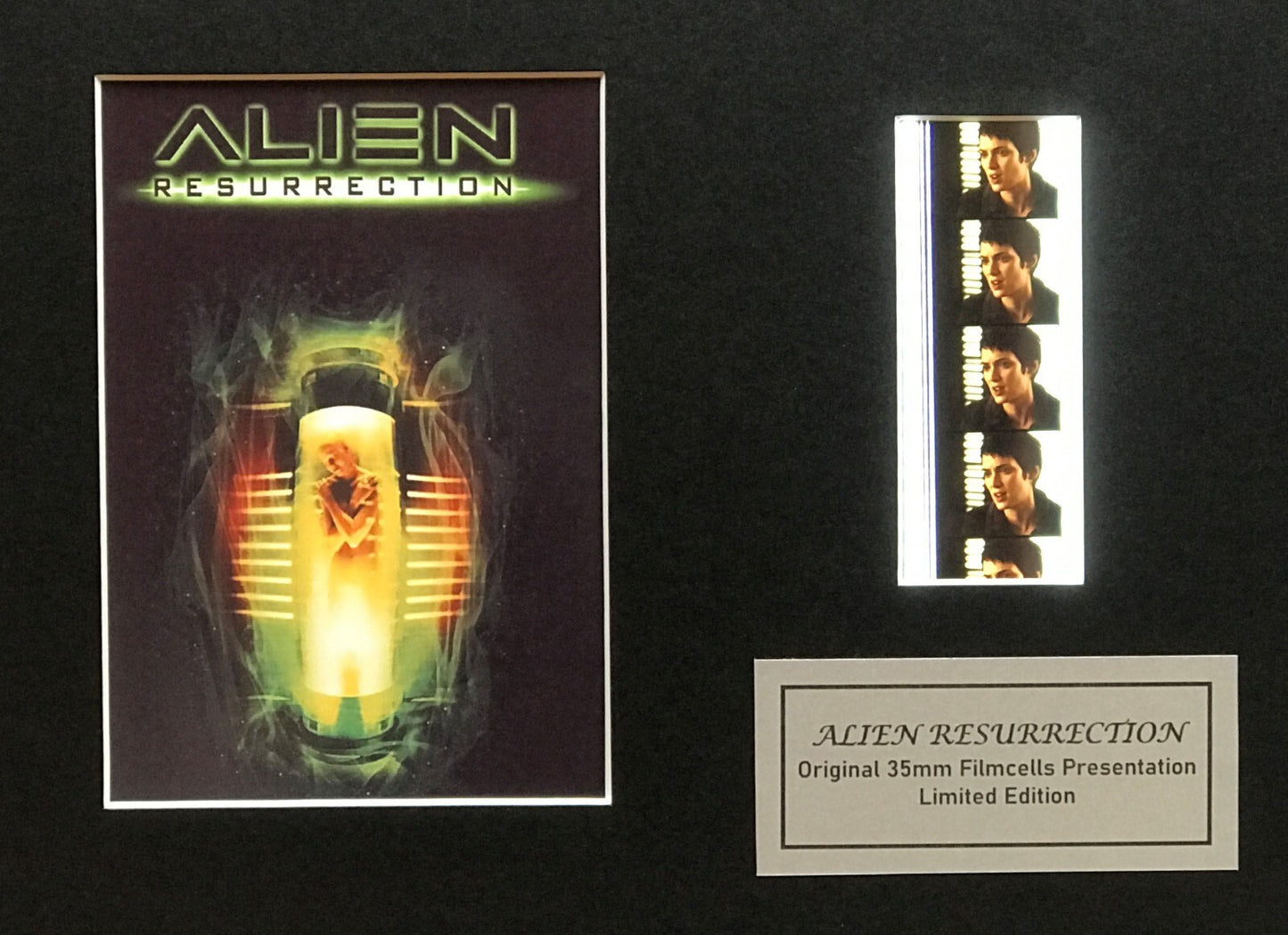 Handmade display inc original 35mm film cells for ALIEN RESURRECTION fans v3