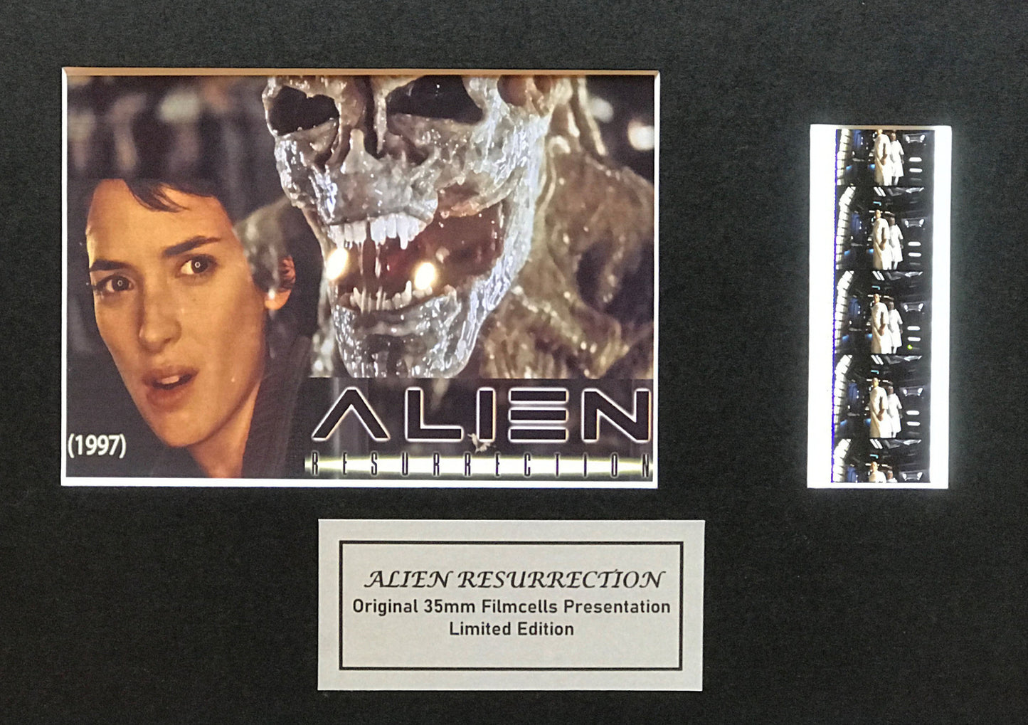Handmade display inc original 35mm film cells for ALIEN RESURRECTION fans v2