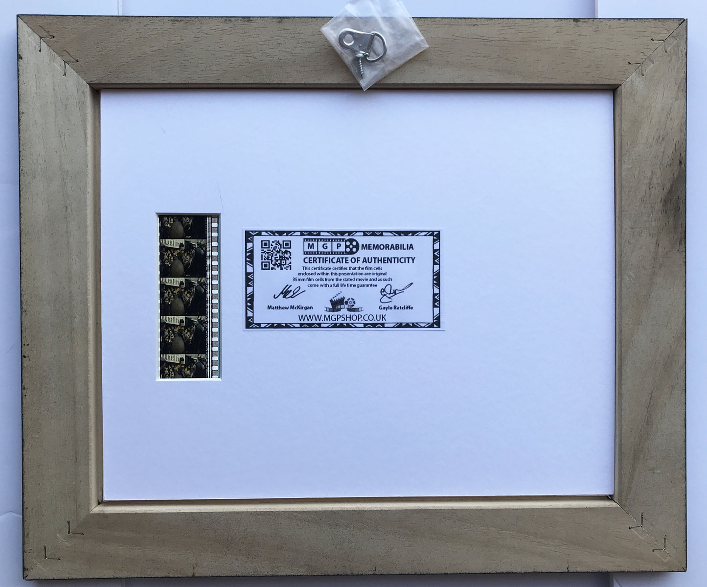 Hand crafted display featuring original film cells for ALI (WILL SMITH) fans