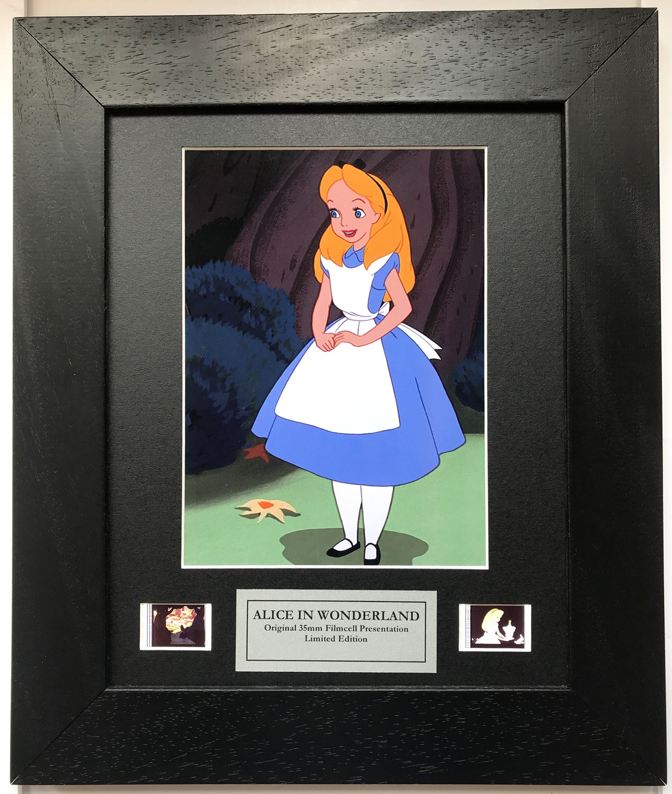 ALICE in WONDERLAND (1951) Original 35mm film Cell Memorabilia + COA