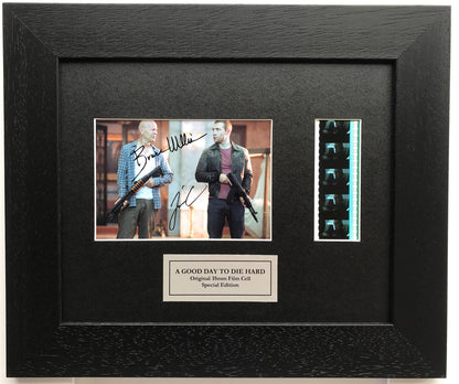 A Good Day To Die Hard Original 35mm Film Cells set within Quality Wood Frame