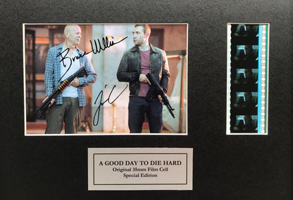 A Good Day To Die Hard Original 35mm Film Cells set within Quality Wood Frame
