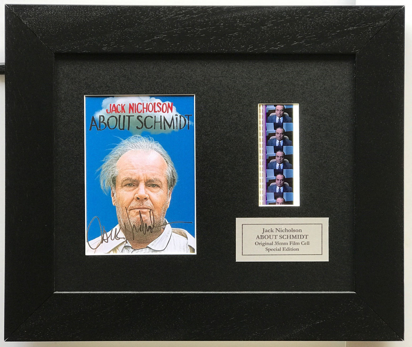 Hand crafted gift inc original 35mm cells for ABOUT SCHMIDT fans (Jack Nicholson)