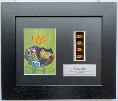 A BUGS LIFE 1998 Original 35mm Film Cells set within Quality Wood Frame + COA