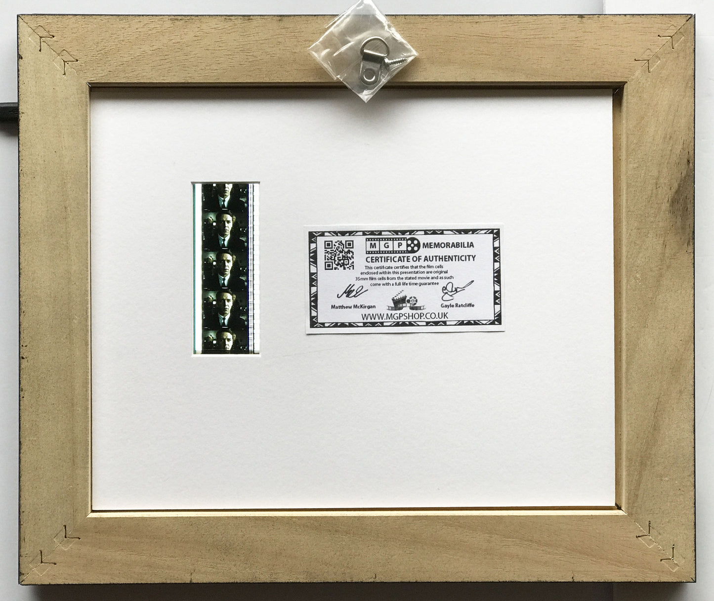 A BEAUTIFUL MIND Original 35mm Film Cells set within Quality Wood Frame + Coa