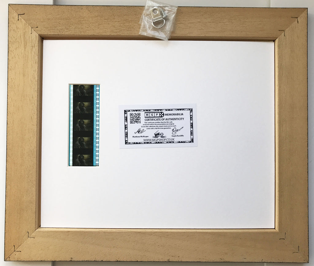Hand crafted display featuring original 35mm film cells for 44 INCH CHEST fans