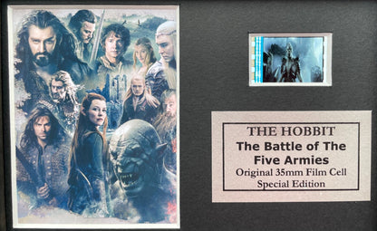 Hand crafted display featuring original Mini filmcell for The Hobbit fans vBFA