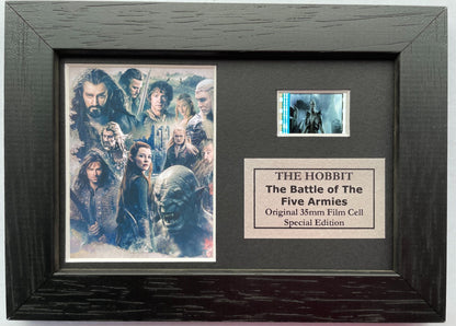 Hand crafted display featuring original Mini filmcell for The Hobbit fans vBFA