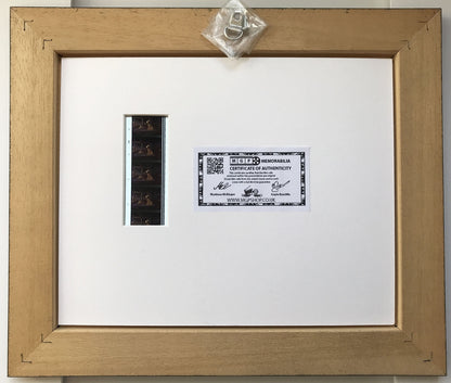 Handmade display featuring original 35mm film cells for 101 DALMATIANS 1996 fans