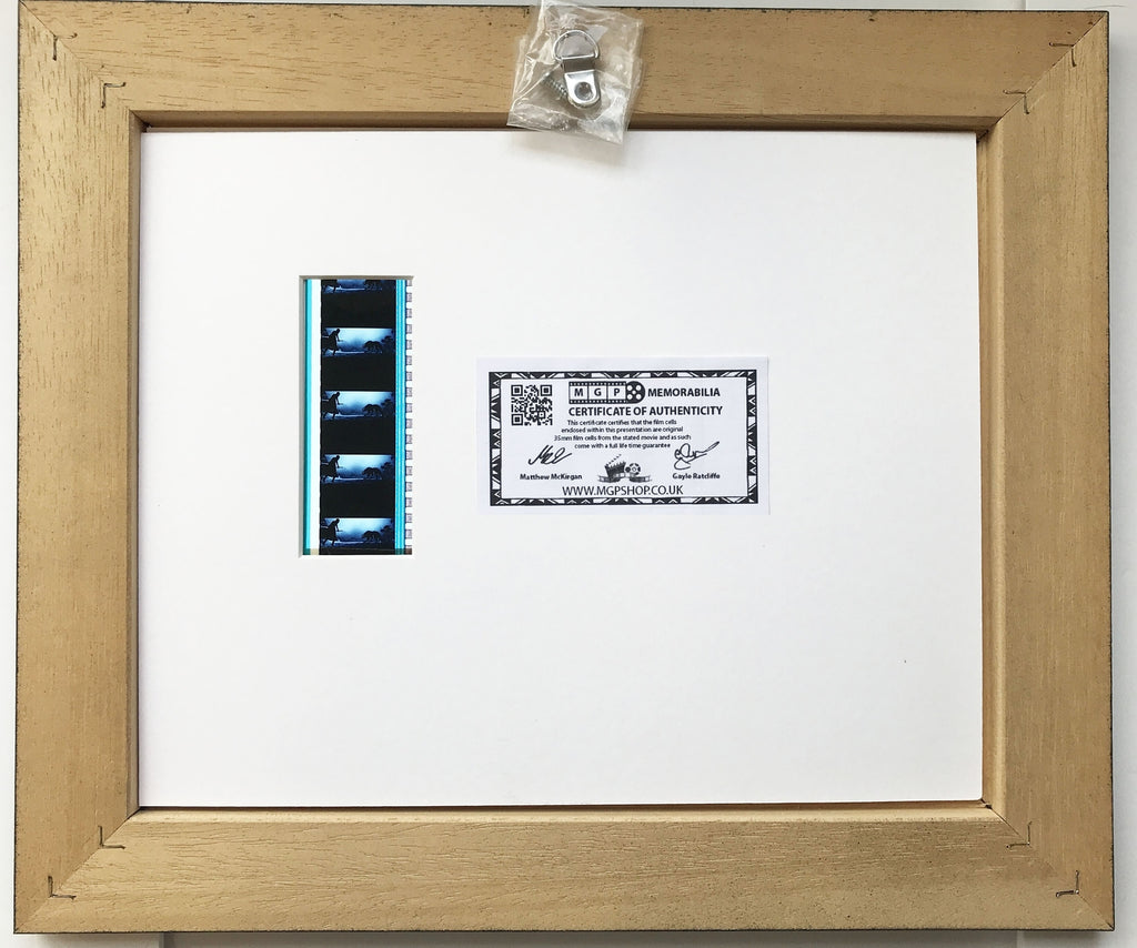 Hand crafted display featuring original 35mm film cells for 300 of 2006 fans