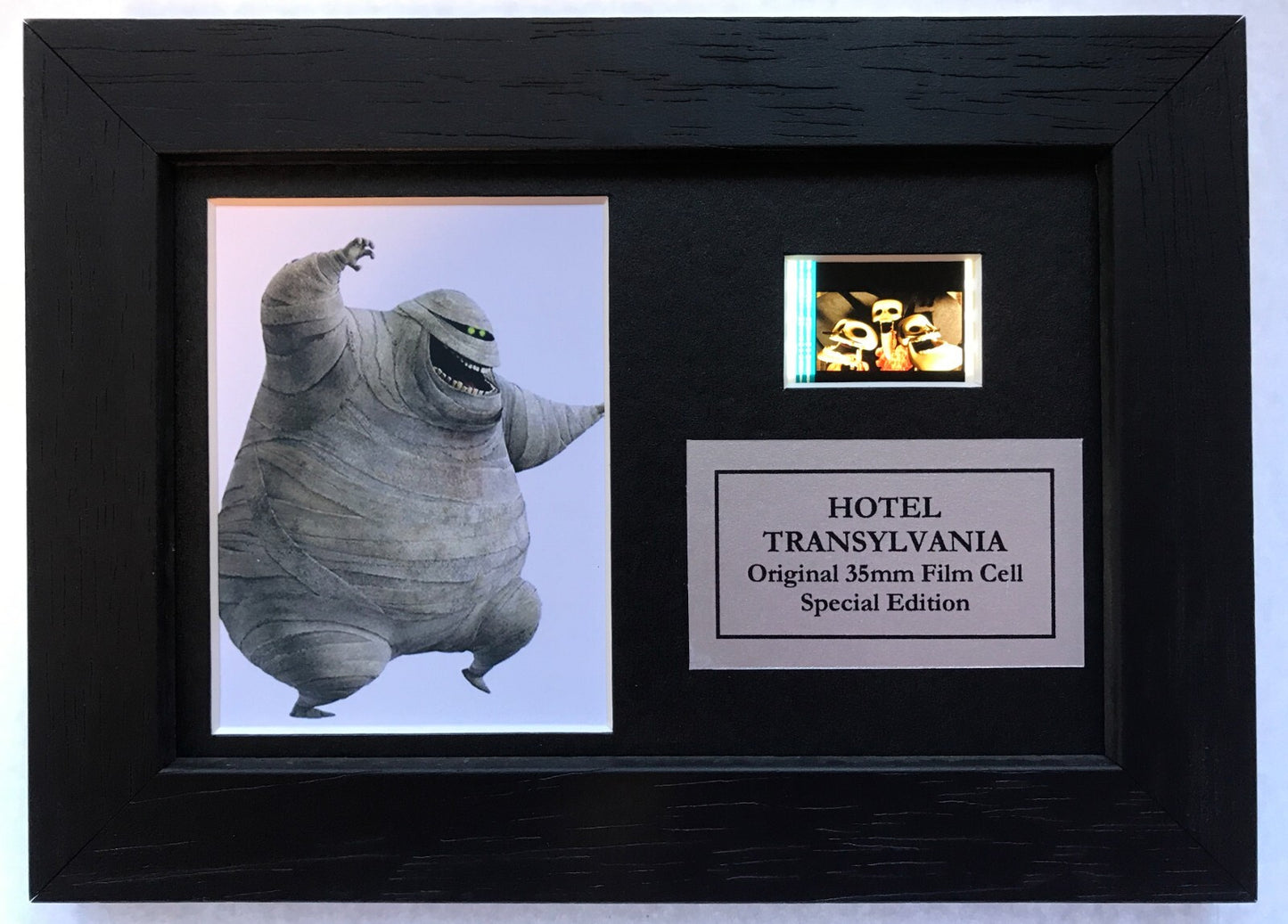 Handmade display inc original Mini 35mm film cells for a HOTEL TRANSYLVANIA fan