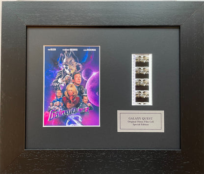 Handmade gift featuring original 35mm film cells for a GALAXY QUEST 1999 fan v1