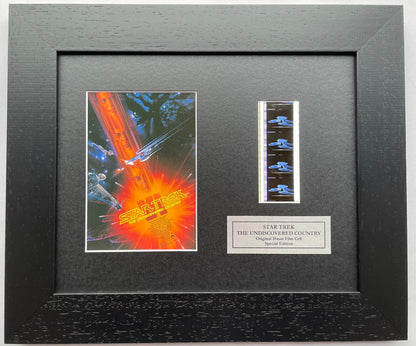 Hand crafted display featuring original film cells for Star Trek V1: Fans ver1
