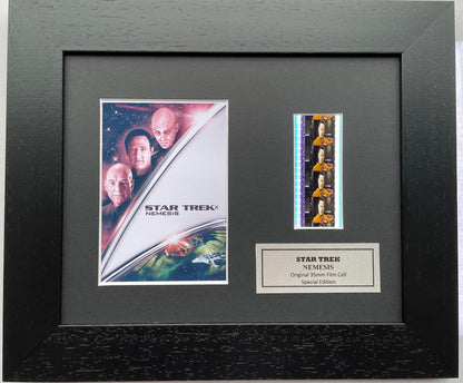 Hand crafted featuring original film cells for a Star Trek NEMESIS fan + COA v2