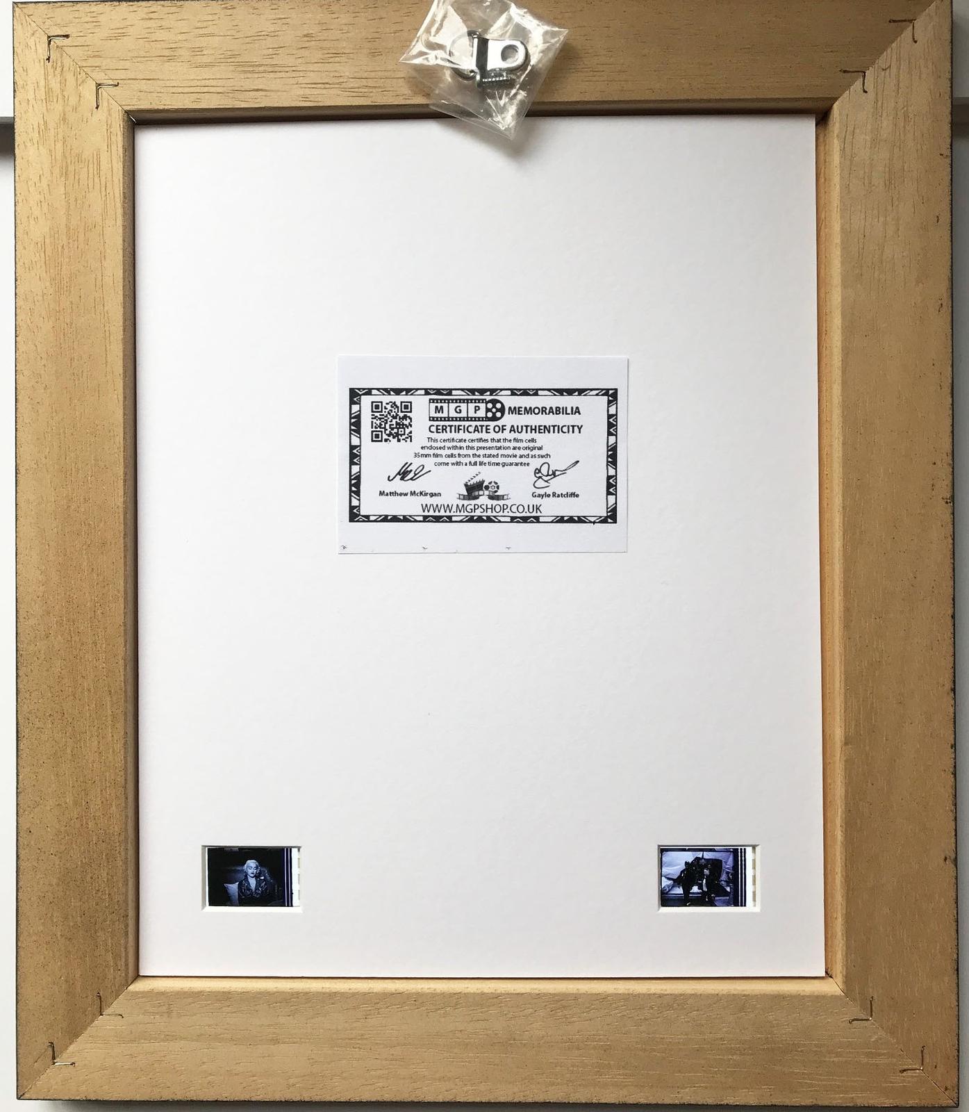 Hand crafted display featuring original 35mm film cells for Madonna fans vSR