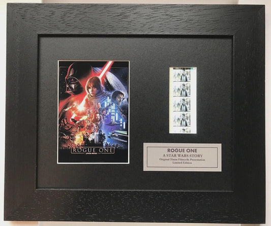 Handmade display inc original 35mm film cells for a STAR WARS Rogue One fan v2