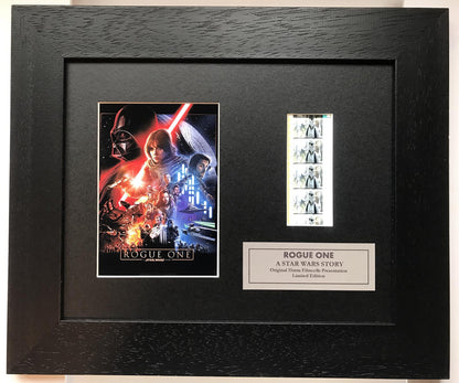 Handmade display inc original 35mm film cells for a STAR WARS Rogue One fan v2