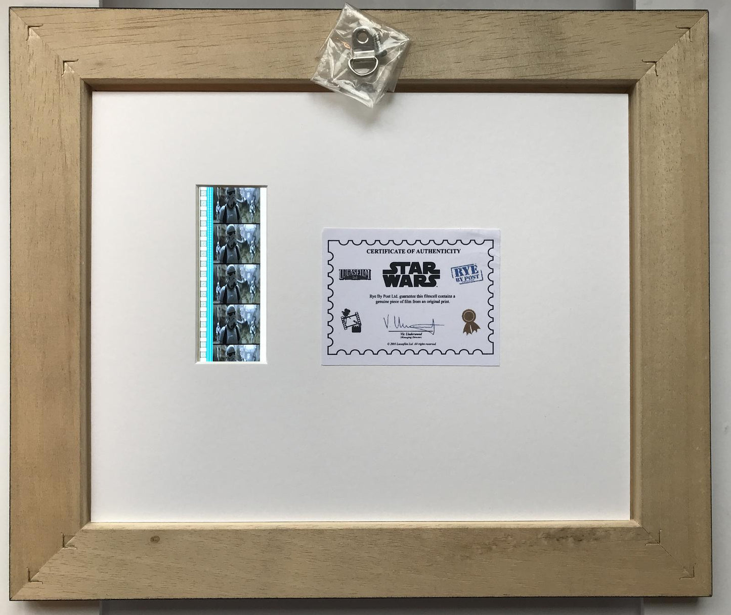 Handmade display inc original 35mm film cells for a STAR WARS Rogue One fan v2