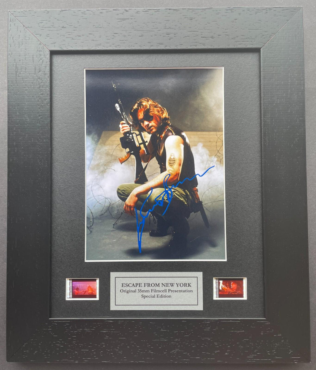 ESCAPE from NEW YORK (Kurt Russell) Original 35mm film cell Memorabilia + Coa